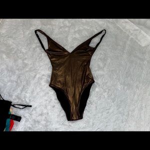 Brown Swimsuit